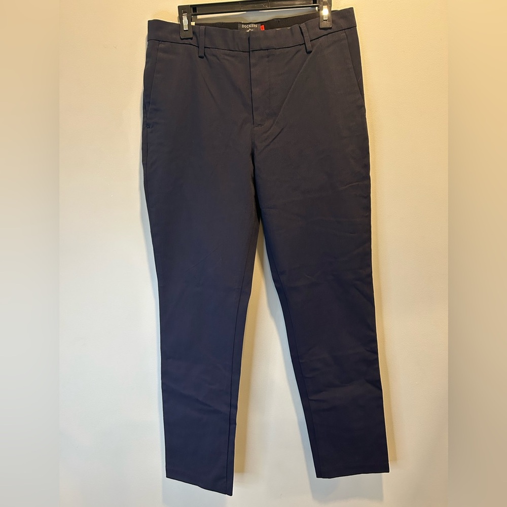 Dockers Men's Navy Blue Trouser Pants NWT Size 32x32 Slim Fit